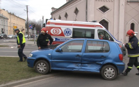 Zderzenie dwóch volkswagenów